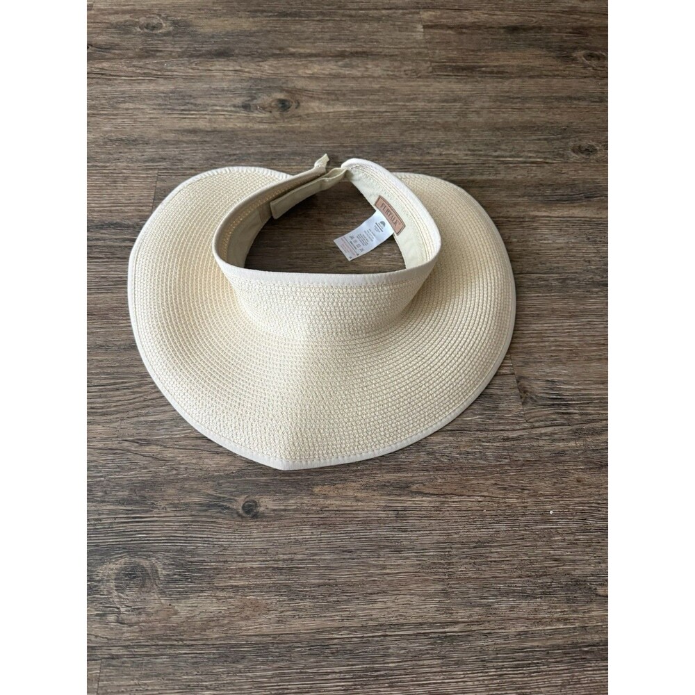 Simplicity Women's Summer Foldable Straw Sun Visor  Beach Pool Gardening OS